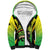 Custom Jamaica Football Sherpa Hoodie Go Reggae Boyz