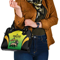 Custom Jamaica Football Shoulder Handbag Go Reggae Boyz