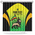 Custom Jamaica Football Shower Curtain Go Reggae Boyz