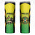 Custom Jamaica Football Skinny Tumbler Go Reggae Boyz