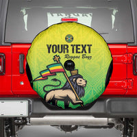Custom Jamaica Football Spare Tire Cover Go Reggae Boyz