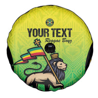 Custom Jamaica Football Spare Tire Cover Go Reggae Boyz