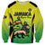 Custom Jamaica Football Sweatshirt Go Reggae Boyz