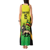 Custom Jamaica Football Tank Maxi Dress Go Reggae Boyz
