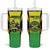Custom Jamaica Football Tumbler With Handle Go Reggae Boyz