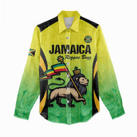 Custom Jamaica Football Women Casual Shirt Go Reggae Boyz