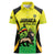 Custom Jamaica Football Women Polo Shirt Go Reggae Boyz
