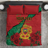 Personalised Morocco Bedding Set Coat Of Arms With Rose