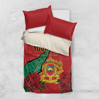 Personalised Morocco Bedding Set Coat Of Arms With Rose