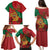 Personalised Morocco Family Matching Puletasi and Hawaiian Shirt Coat Of Arms With Rose