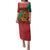 Personalised Morocco Family Matching Puletasi and Hawaiian Shirt Coat Of Arms With Rose