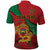 Personalised Morocco Polo Shirt Coat Of Arms With Rose
