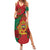 Personalised Morocco Summer Maxi Dress Coat Of Arms With Rose