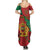 Personalised Morocco Summer Maxi Dress Coat Of Arms With Rose