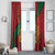 Personalised Morocco Window Curtain Coat Of Arms With Rose
