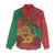 Personalised Morocco Women Casual Shirt Coat Of Arms With Rose