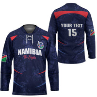 Namibia Cricket Custom Hockey Jersey Come On Eagles