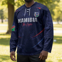 Namibia Cricket Custom Hockey Jersey Come On Eagles