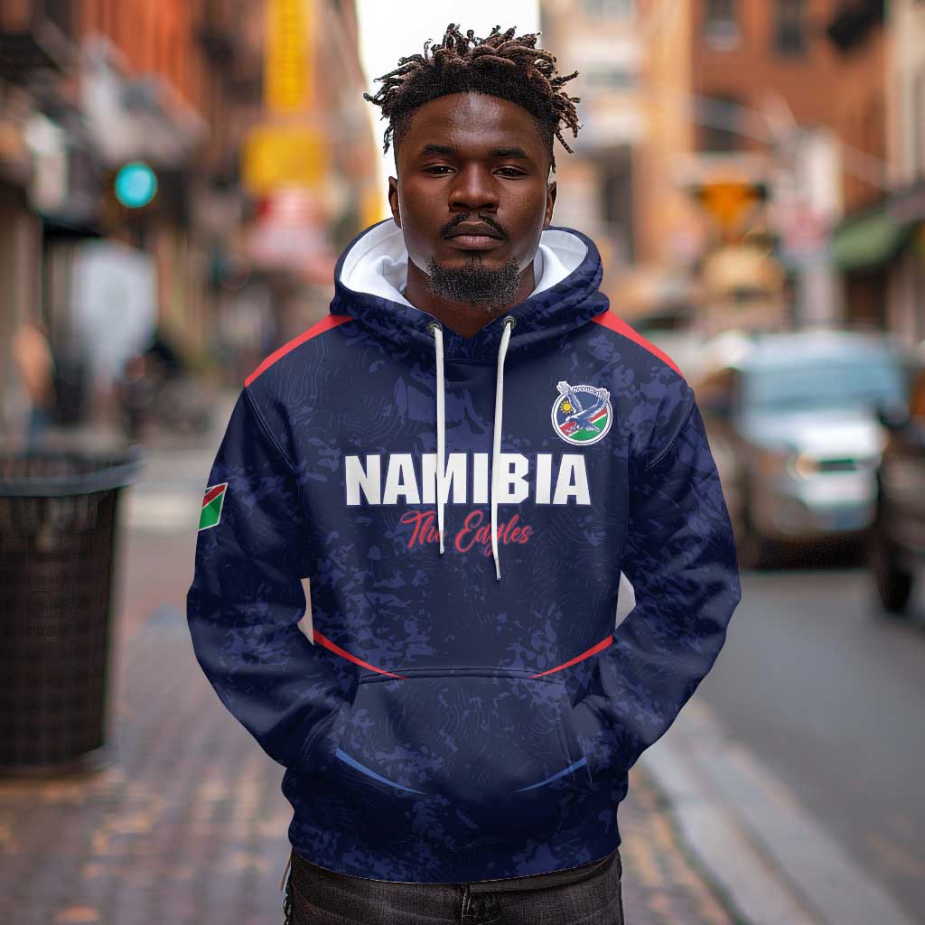 Namibia Cricket Custom Hoodie Come On Eagles
