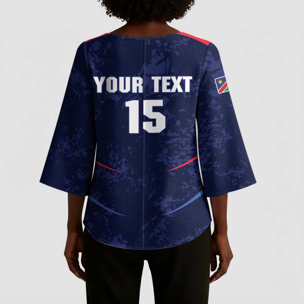Namibia Cricket Custom Kimono Sleeve Blouse Come On Eagles