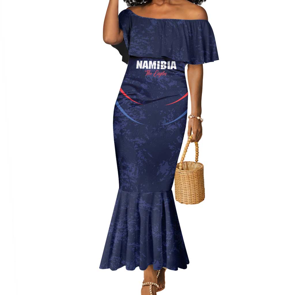 Namibia Cricket Custom Mermaid Dress Come On Eagles