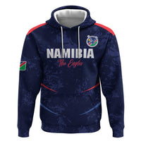 Namibia Cricket Custom Zip Hoodie Come On Eagles