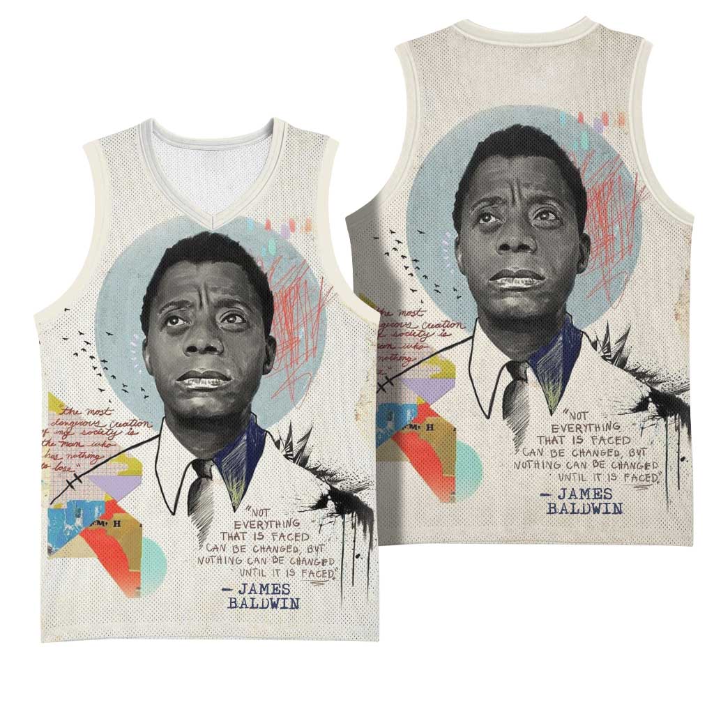 James Baldwin Basketball Jersey Civil Rights Writer
