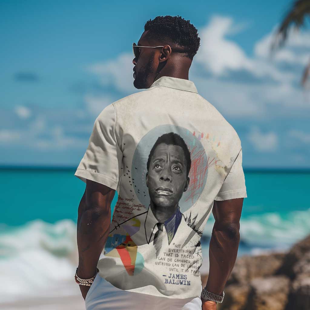 James Baldwin Hawaiian Shirt Civil Rights Writer