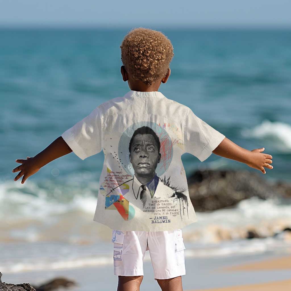 James Baldwin Kid Hawaiian Shirt Civil Rights Writer