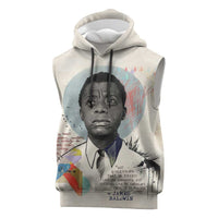 James Baldwin Sleeveless Hoodie Civil Rights Writer