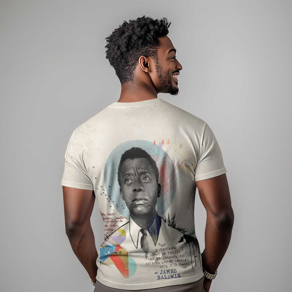James Baldwin T shirt Civil Rights Writer