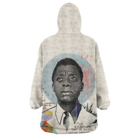 James Baldwin Wearable Blanket Hoodie Civil Rights Writer