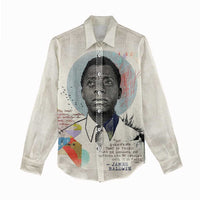 James Baldwin Women Casual Shirt Civil Rights Writer