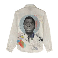 James Baldwin Women Casual Shirt Civil Rights Writer