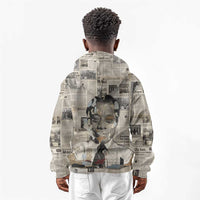 James Baldwin Kid Hoodie Vintage Newspaper Style