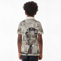 James Baldwin Kid Polo Shirt Vintage Newspaper Style