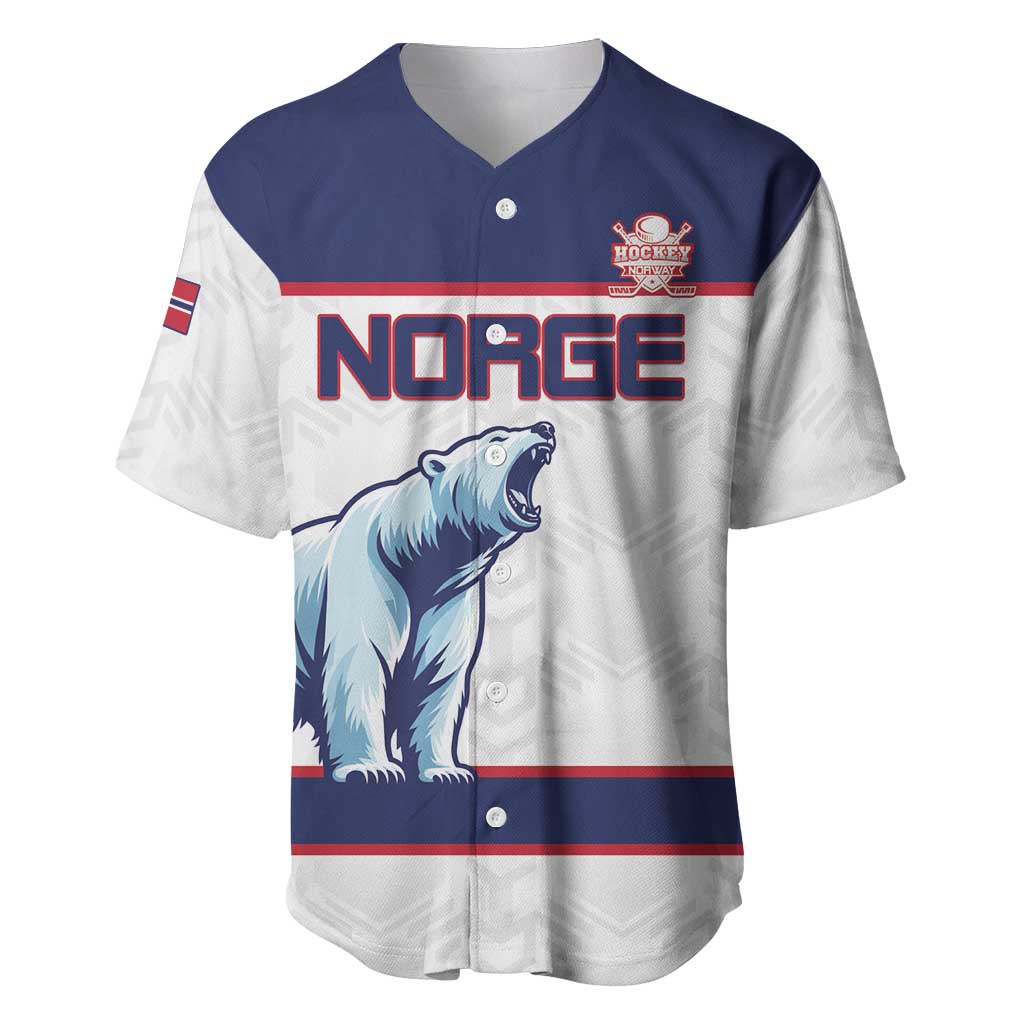 Custom Norway Ice Hockey 2026 Baseball Jersey Come On Polar Bears