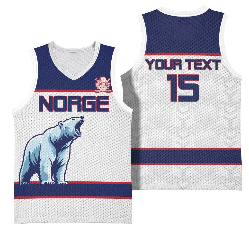 Custom Norway Ice Hockey 2026 Basketball Jersey Come On Polar Bears