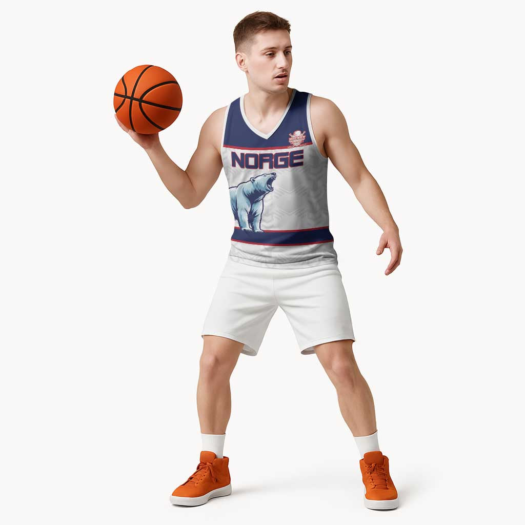 Custom Norway Ice Hockey 2026 Basketball Jersey Come On Polar Bears