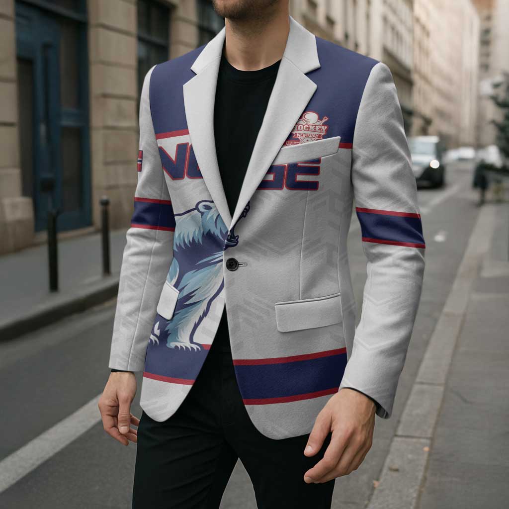 Custom Norway Ice Hockey 2026 Blazer Come On Polar Bears
