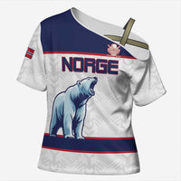 Custom Norway Ice Hockey 2026 Cross Shoulder Shirt Come On Polar Bears