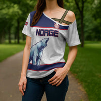 Custom Norway Ice Hockey 2026 Cross Shoulder Shirt Come On Polar Bears