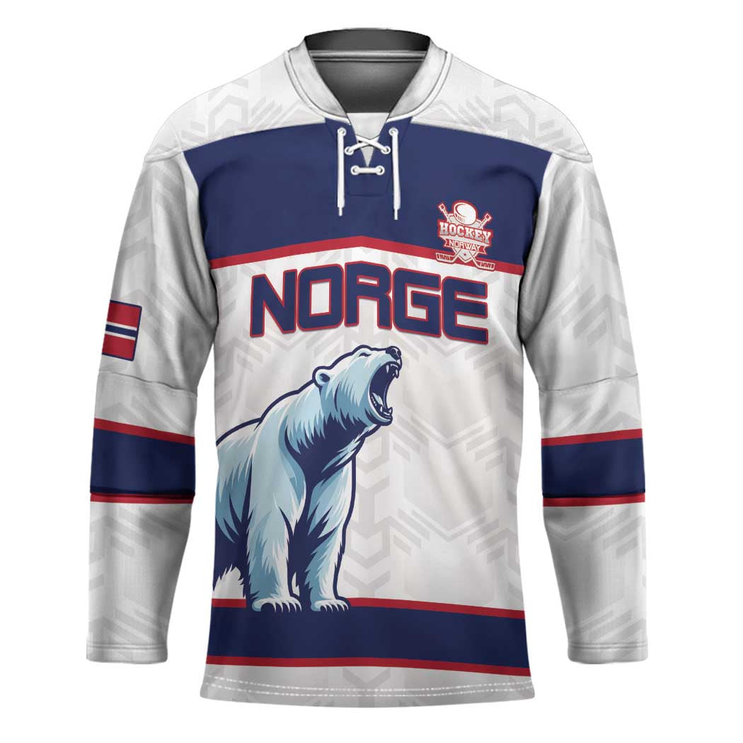 Custom Norway Ice Hockey 2026 Hockey Jersey Come On Polar Bears