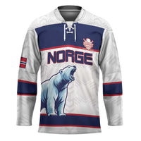 Custom Norway Ice Hockey 2026 Hockey Jersey Come On Polar Bears