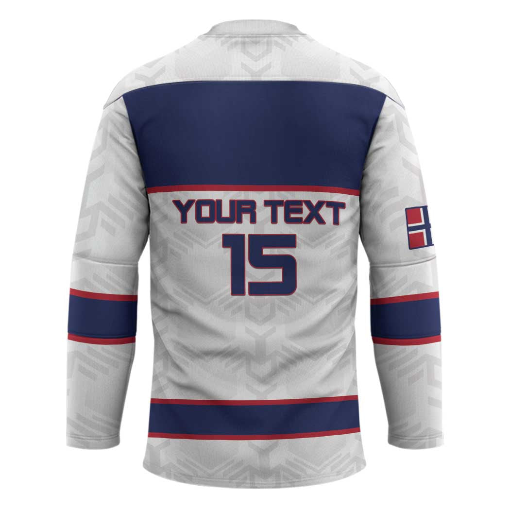 Custom Norway Ice Hockey 2026 Hockey Jersey Come On Polar Bears