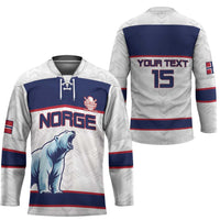Custom Norway Ice Hockey 2026 Hockey Jersey Come On Polar Bears