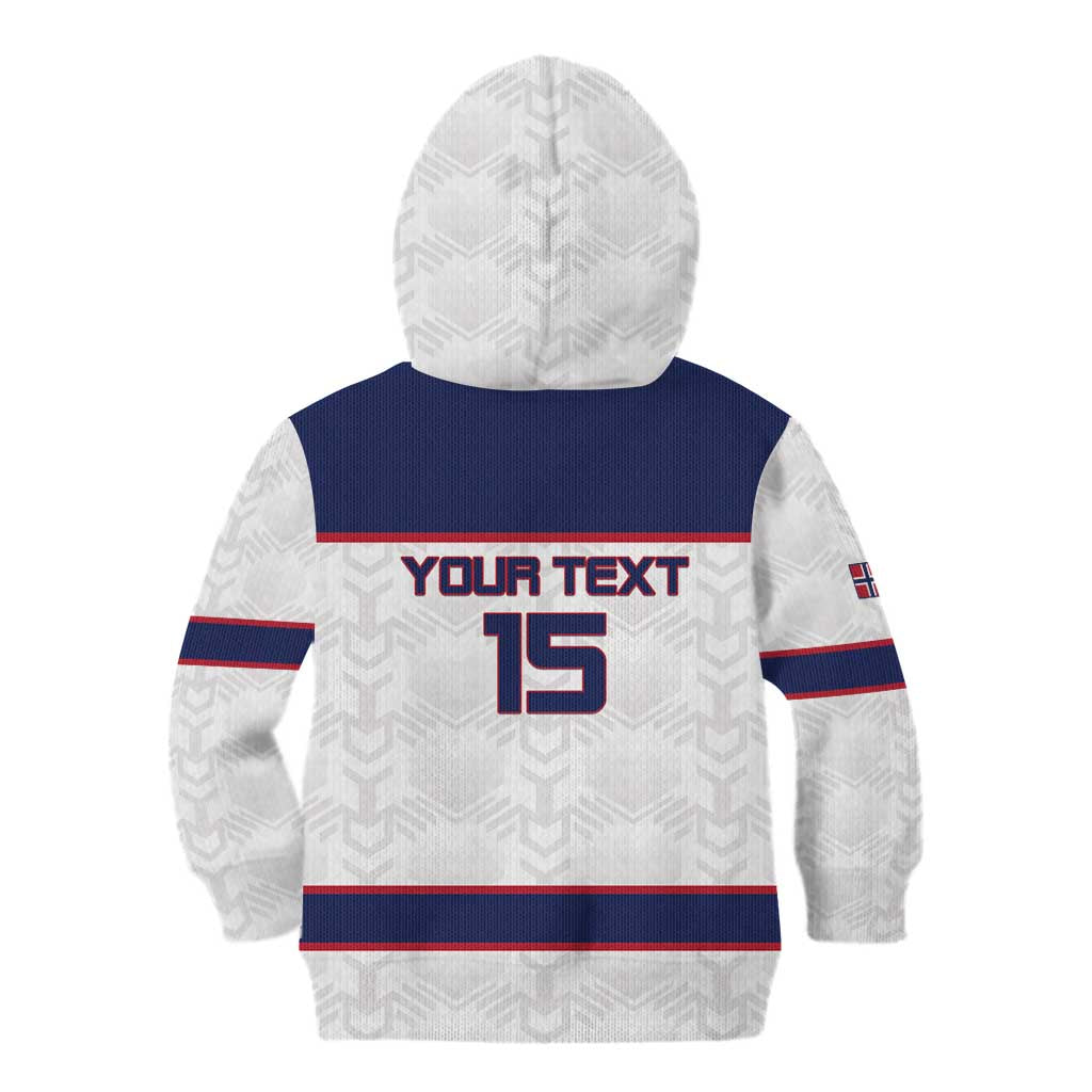 Custom Norway Ice Hockey 2026 Kid Hoodie Come On Polar Bears