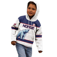 Custom Norway Ice Hockey 2026 Kid Hoodie Come On Polar Bears