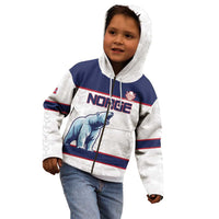 Custom Norway Ice Hockey 2026 Kid Hoodie Come On Polar Bears