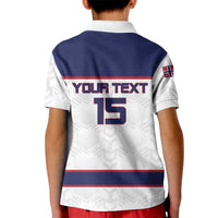 Custom Norway Ice Hockey 2026 Kid Polo Shirt Come On Polar Bears